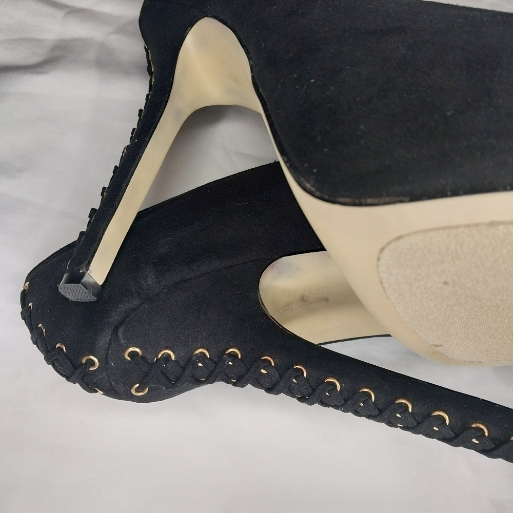 ShoeMint Lydia Black Women's Pumps Size 10.5 - Picture 11 of 12